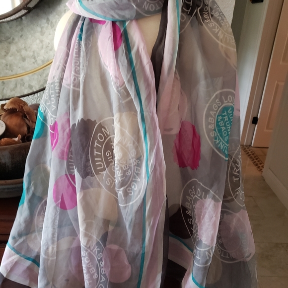 Louis Vuitton Long Silk Scarf - Picture 6 of 11